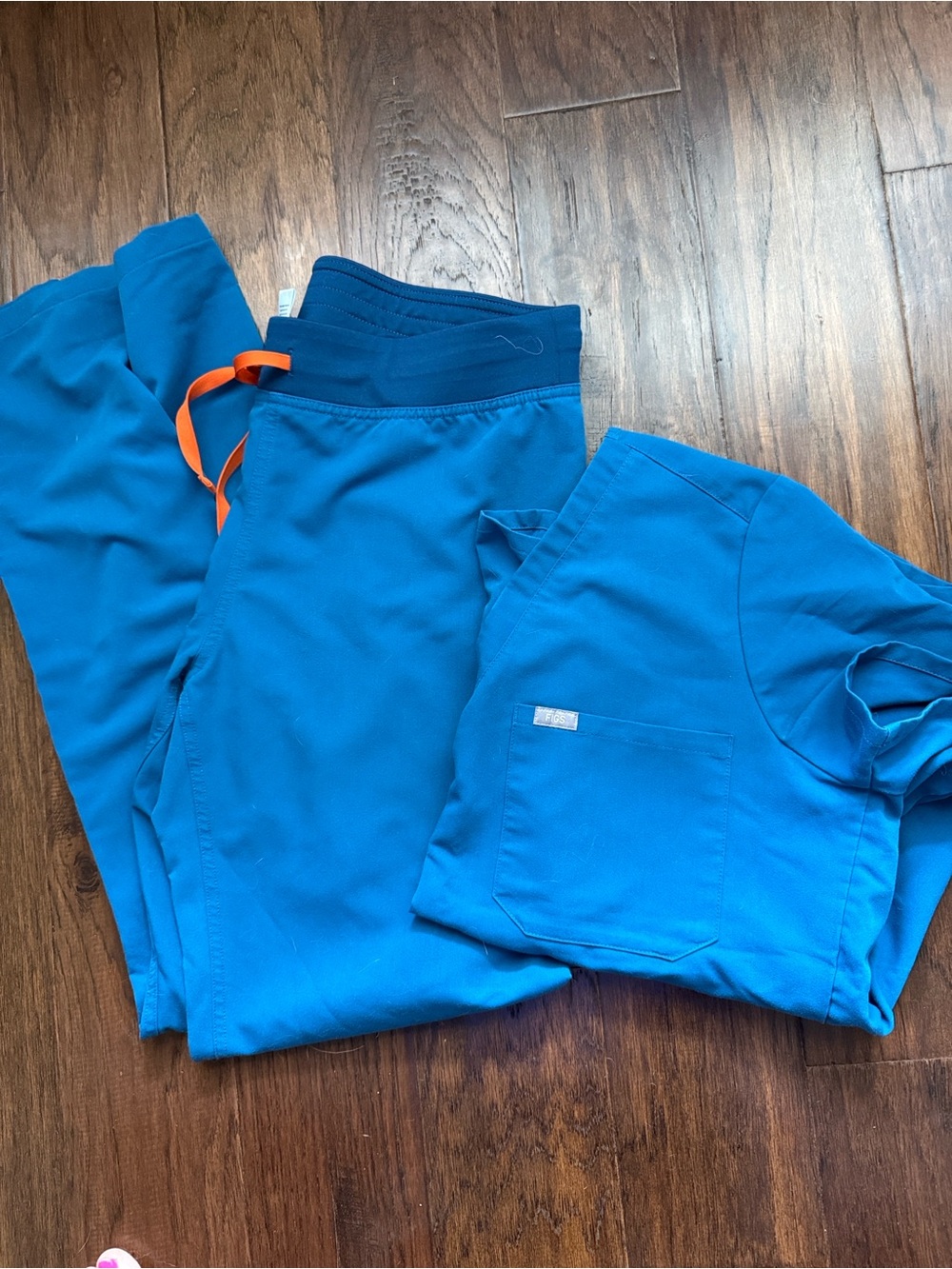 Figs Alpine Blue Scrub Set M & M/T